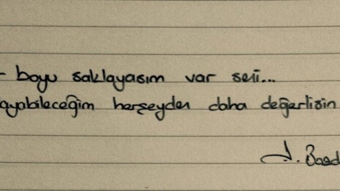 Sadece kendinize, kalbinize saklamak istediğiniz o kişiyi buldunuz mu?