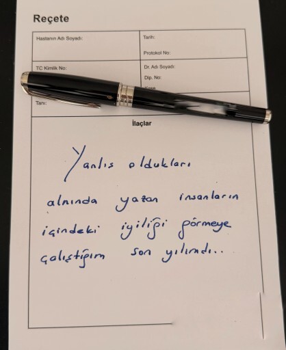 Günün reçetesi desem, bugün için ne yazardınız?