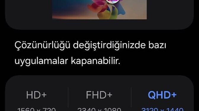 Telefonunuz hangi ekran çözünürlüğe sahip?