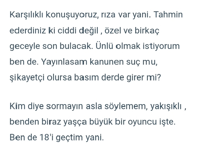 Mesajları sosyal medyadan yayınlamak istiyorum. Başım derde girer mi?