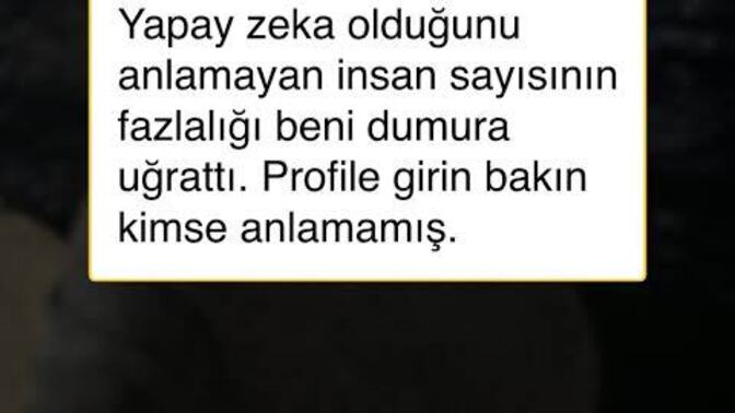 Yapay zekayla yorum yazıp, üzerine övgüleri kabul ediyor musunuz?