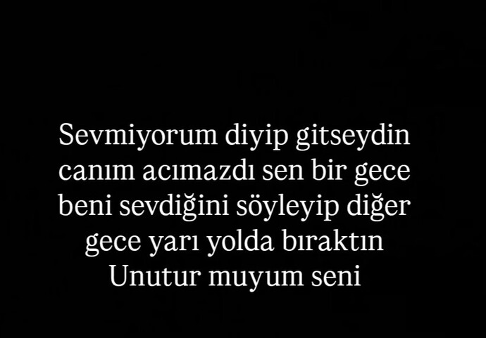 Bir gün seviyorum diyip diğer gün terk edene ne denir?