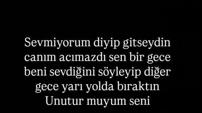 Bir gün seviyorum diyip diğer gün terk edene ne denir?