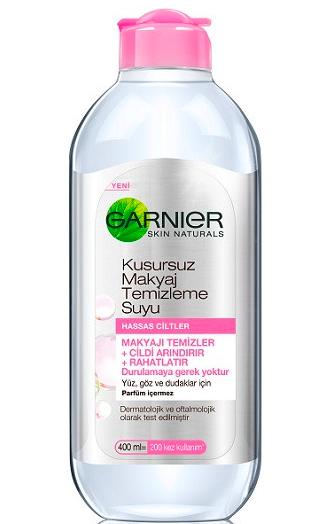 garnier makyaj temizleme suyu