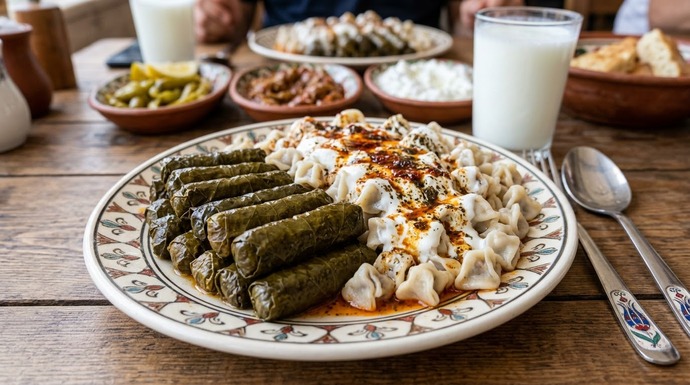 Çok aç olsan ilk önce hangisini yersin mantıyı mı sarmayı mı?