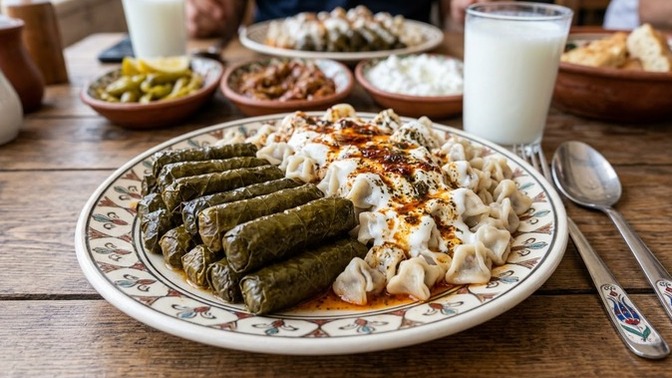 Çok aç olsan ilk önce hangisini yersin mantıyı mı sarmayı mı?