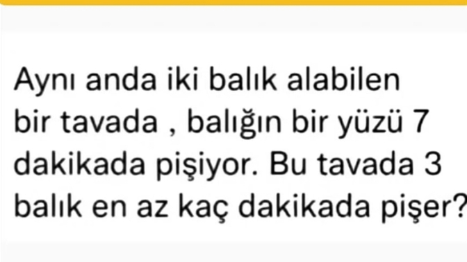 KS denizinde bu soruyu 100 kişiden sadece 3 kişi çözüyor, sen onlardan mısın?