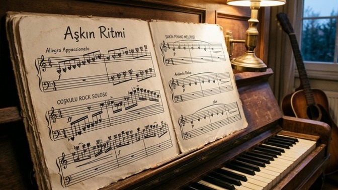 Aşkın ritmi sizce hangi tonda atar: Coşkulu bir rock solosu mu, yoksa sakin bir piyano melodisi mi?