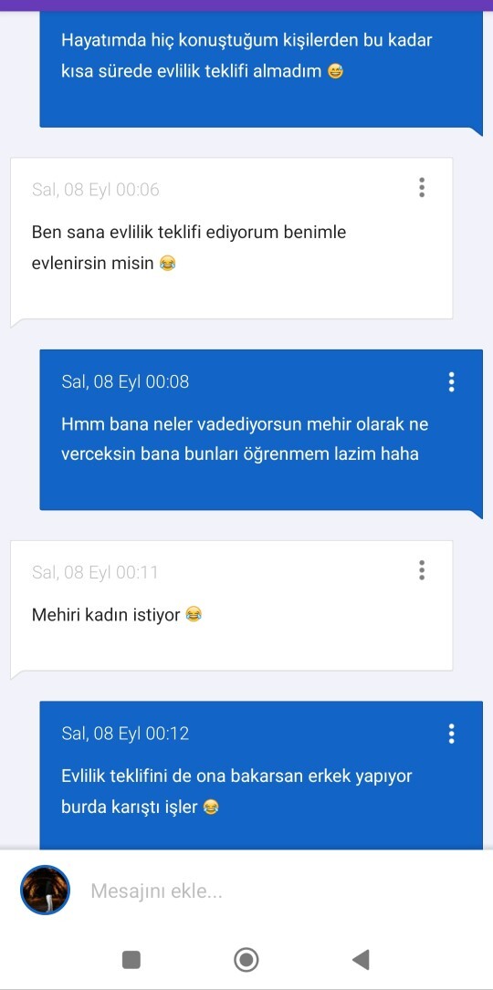 Hiç evlilik teklifi aldınız mı?