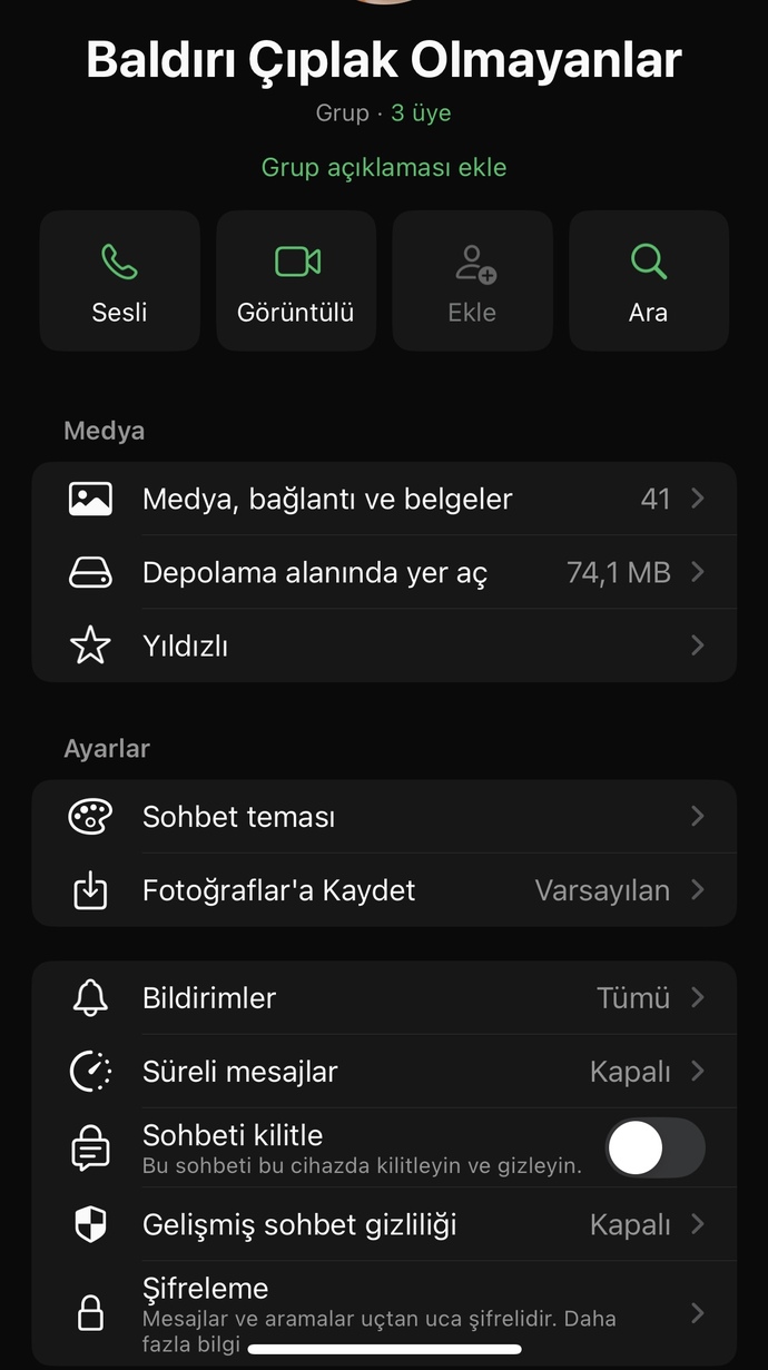 Üyesi olduğunuz en saçma wp grup ismi ne?