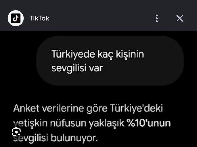 Sevgilin var mı? Peki sevgili bulma taktiğin nedir?