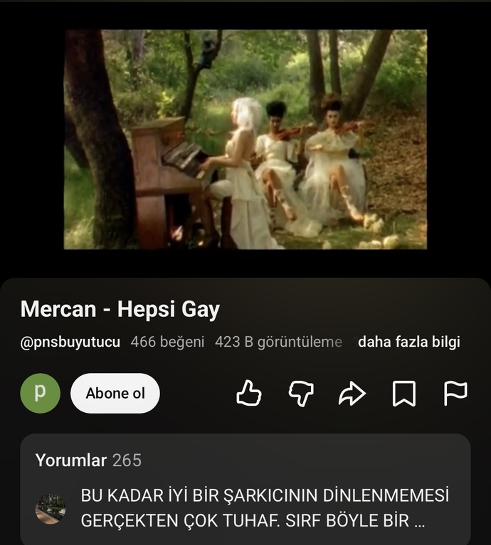 tüm gün dinlenecek o şarkı sizlere armağanımdır