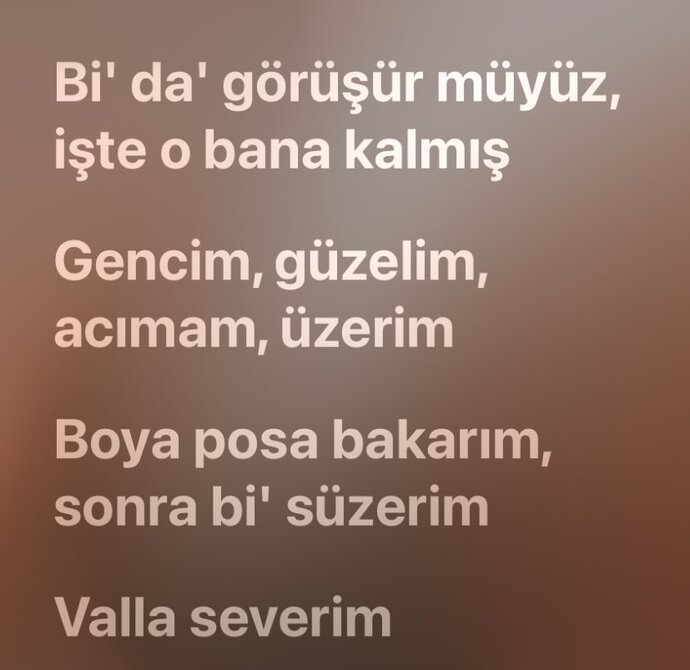 günün ilk şarkısı