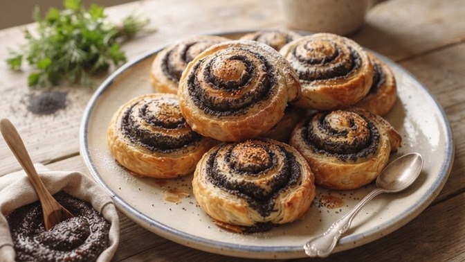 Haşhaş ezmeli çörek sever misiniz?
