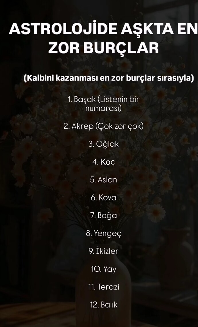 Aşkta zor musun kolay mı?