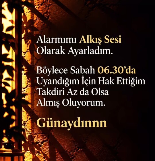 Sizler sabah kaçta kalkıyorsunuz?