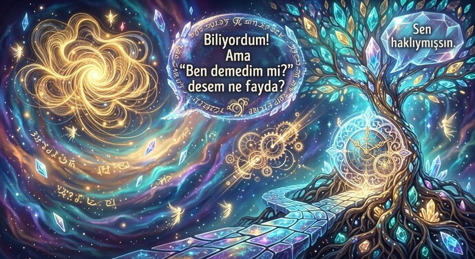 Sizi dinlemeyip kendi bildiğini yapan, sonra da dediğiniz çıkınca gelip “Sen haklıymışsın.” diyen insanlara ne yapıyorsunuz?