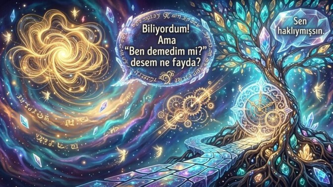 Sizi dinlemeyip kendi bildiğini yapan, sonra da dediğiniz çıkınca gelip “Sen haklıymışsın.” diyen insanlara ne yapıyorsunuz?