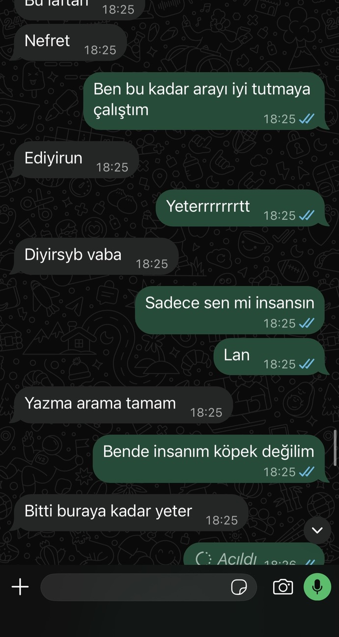 Sizce gerçekten ayrılmak mı istiyor, yoksa bunu sinirle mi söylüyor?