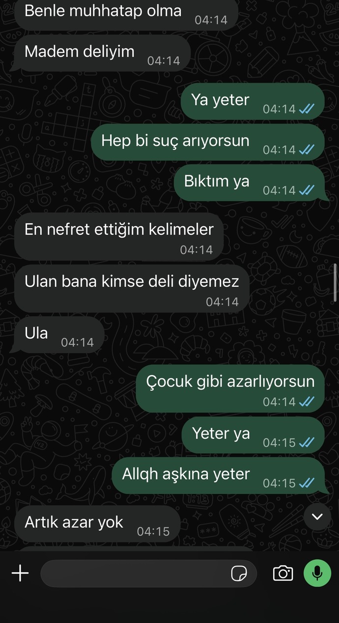Sizce gerçekten ayrılmak mı istiyor, yoksa bunu sinirle mi söylüyor?