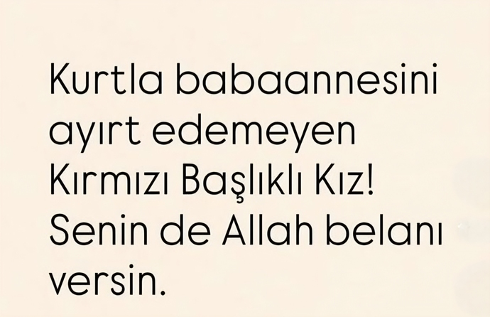 Kurt, neden hep suçlu olmak zorunda?