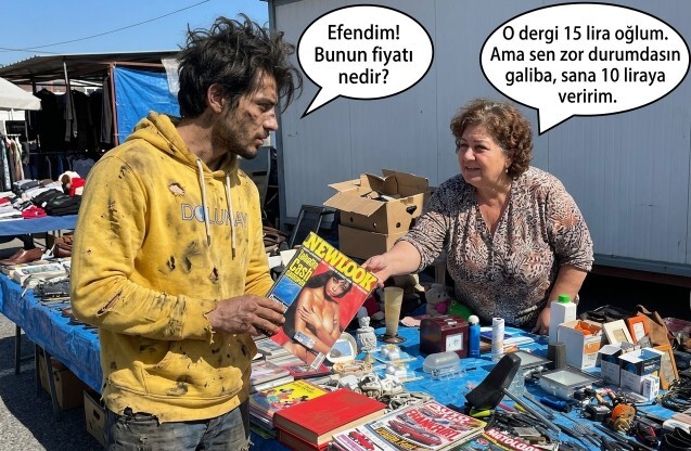 Bit pazarından alışveriş yapar mısın?