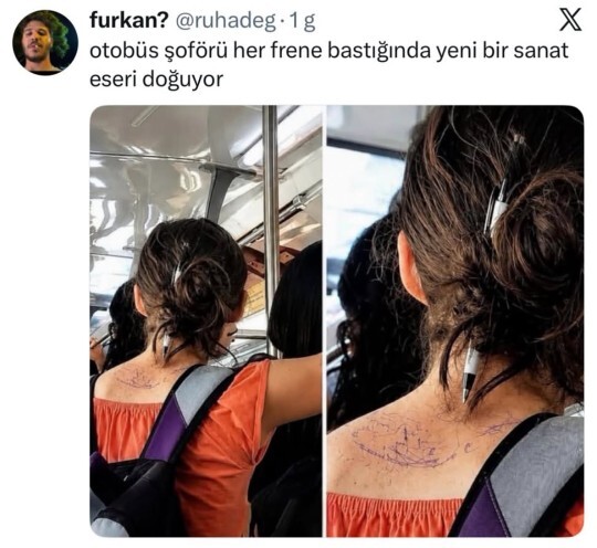 Siz hiç istemeden bir sanat eserinin ortaya çıkışına şahit oldunuz mu?