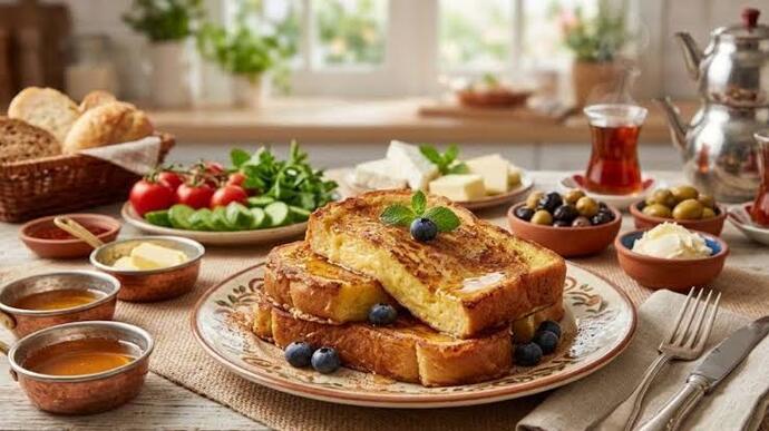 🍳🌞 Sabah kahvaltısında yumurtalı ekmek sever misiniz?
