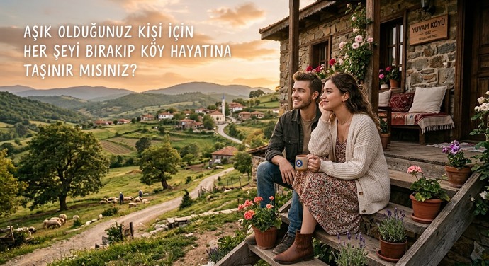 Aşık olduğunuz kişi için her şeyi bırakıp köy hayatına taşınır mısınız?