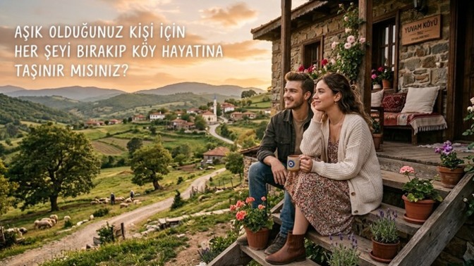 Aşık olduğunuz kişi için her şeyi bırakıp köy hayatına taşınır mısınız?
