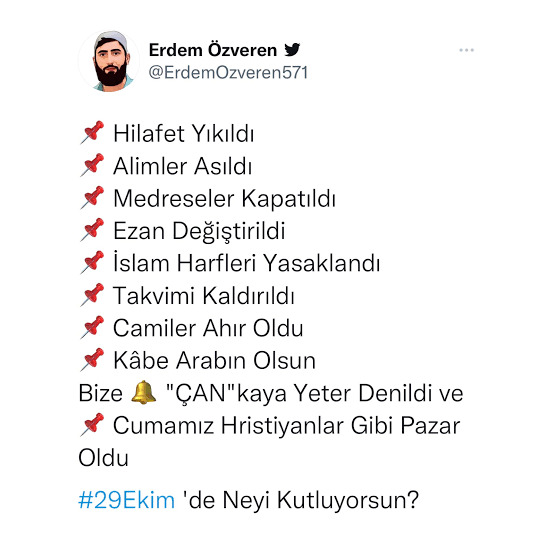 Siyasal İslamcıların 28 Ekim-1 Kasım’da Filistin anma günleri düzenlemesi ilginç değil mi?