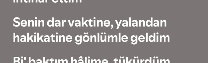 şarkının şu kısmında gelen minimal kriz