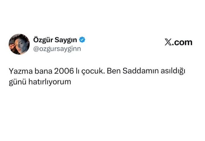 Tarihte tanıklık ettiğiniz ve hatırladığınız en eski olay neydi?
