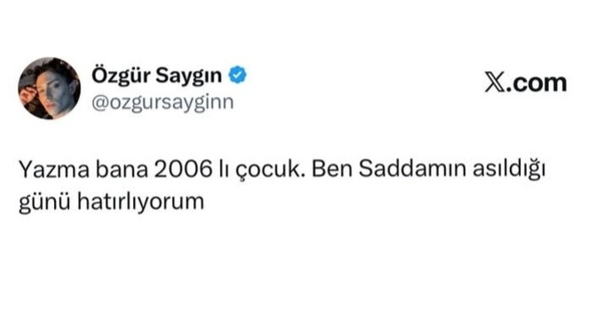 Tarihte tanıklık ettiğiniz ve hatırladığınız en eski olay neydi?