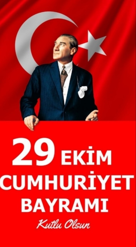29 Ekim Cumhuriyet Bayramımız kutlu olsun 🇹🇷?