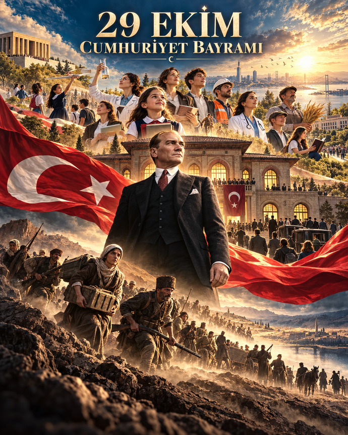 29 Ekim Cumhuriyet Bayramımız kutlu olsun 🇹🇷?