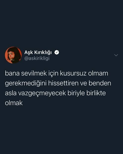 Sevilmek için illa kusursuz mu olmak gerekir?