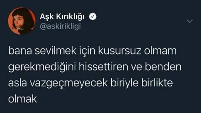 Sevilmek için illa kusursuz mu olmak gerekir?