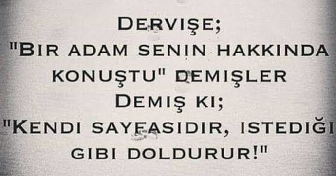 Kişi kendinden bilir işi sözüne katılıyormusunuz?