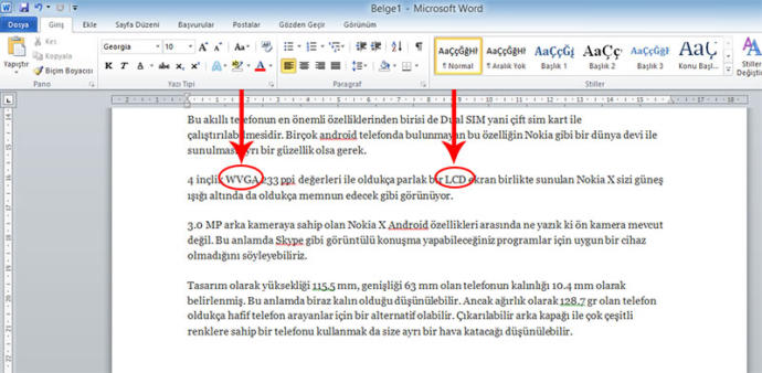 Word ödev