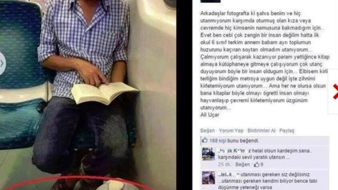 Metroda Terlikle Kitap Okuyan (Ali Uçar) Olayı?
