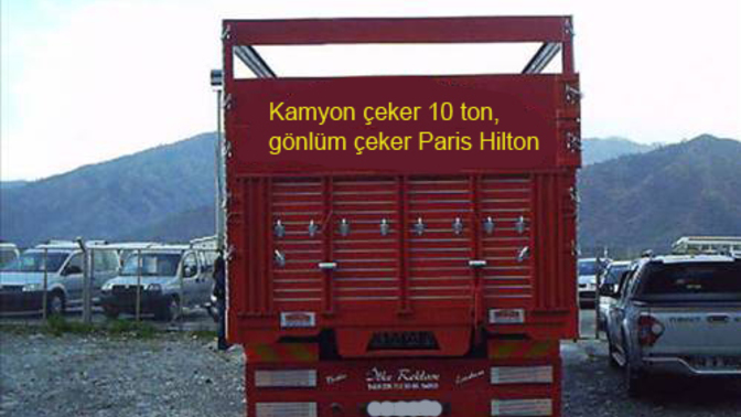 En güzel kamyon arkası sözler nelerdir?