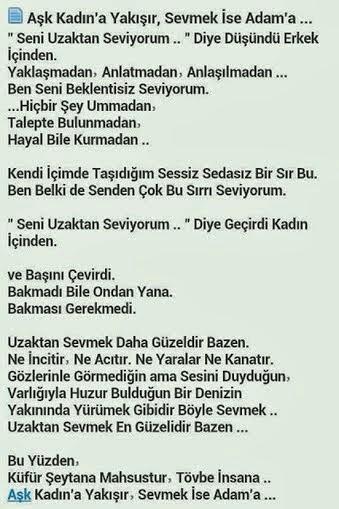 Sevmek için illa birisinin yanında mı olma gerek? İnsan Uzaktan da sevemez mi?