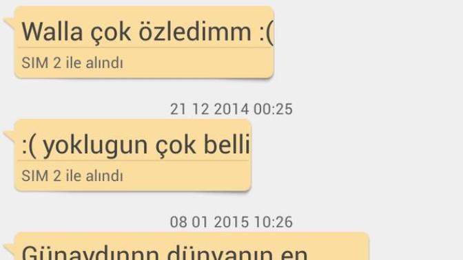 Sevmeyen biri bu kadar mesaj atar mı ( Resimli ) ?