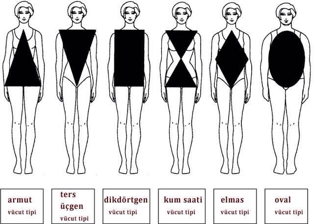 Sizin vücut tipiniz hangisi(Resimli) ?
