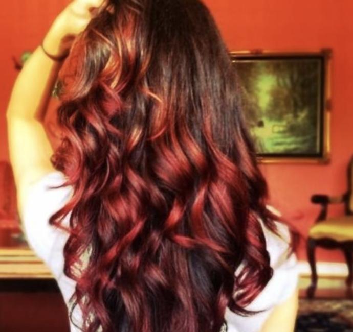 ombre kızıl