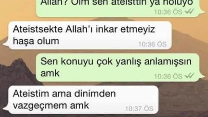Ateistler neyin kafasını yaşıyor?