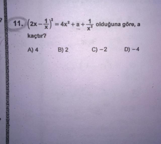 Bu soru nasıl ya ?