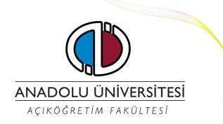 Anadolu Üniversitesi Açıköğretim Fakültesi