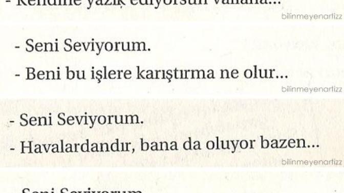 "Seni seviyorum" diyen birine verilebilecek yaratıcı cevaplar neler?